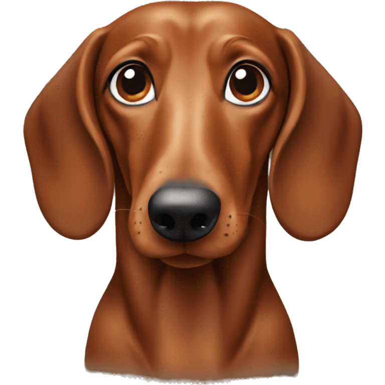 brown dachshus emoji