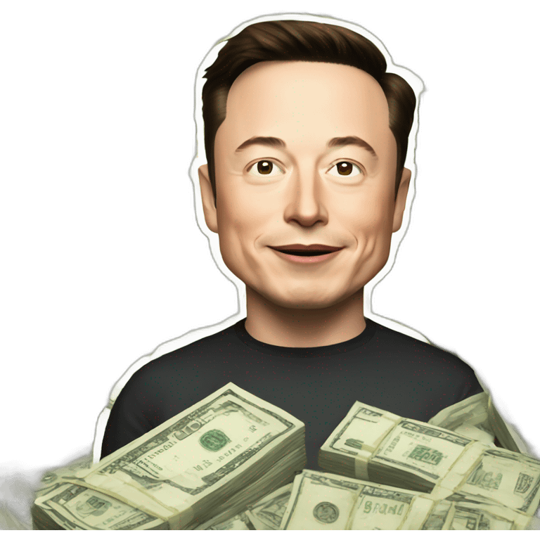 elon musk money emoji