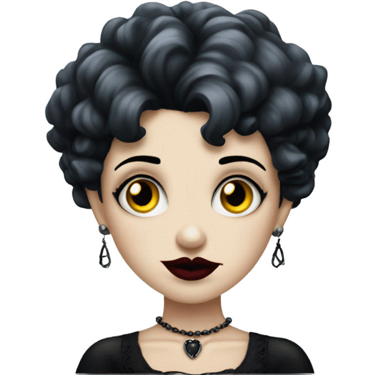 Gothic Betty boop emoji