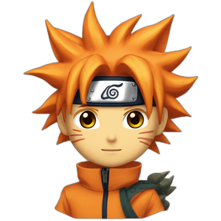 Naruto with kurama emoji