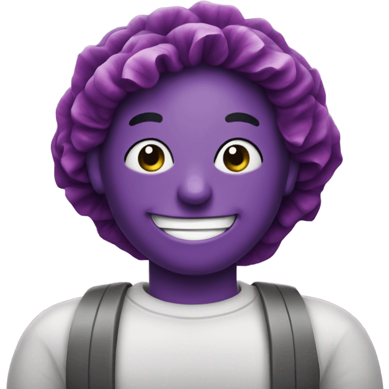 red cabbage smiling emoji