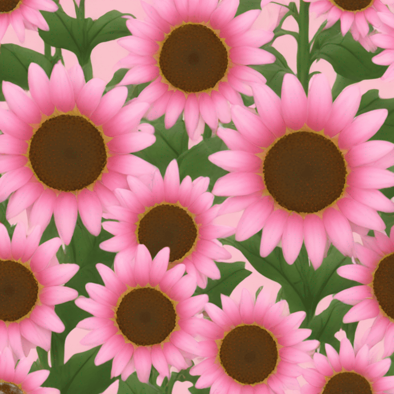 Pink Sunflower emoji