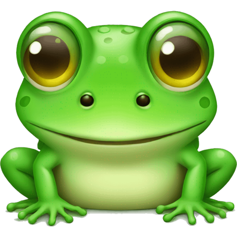 Cute frog  emoji