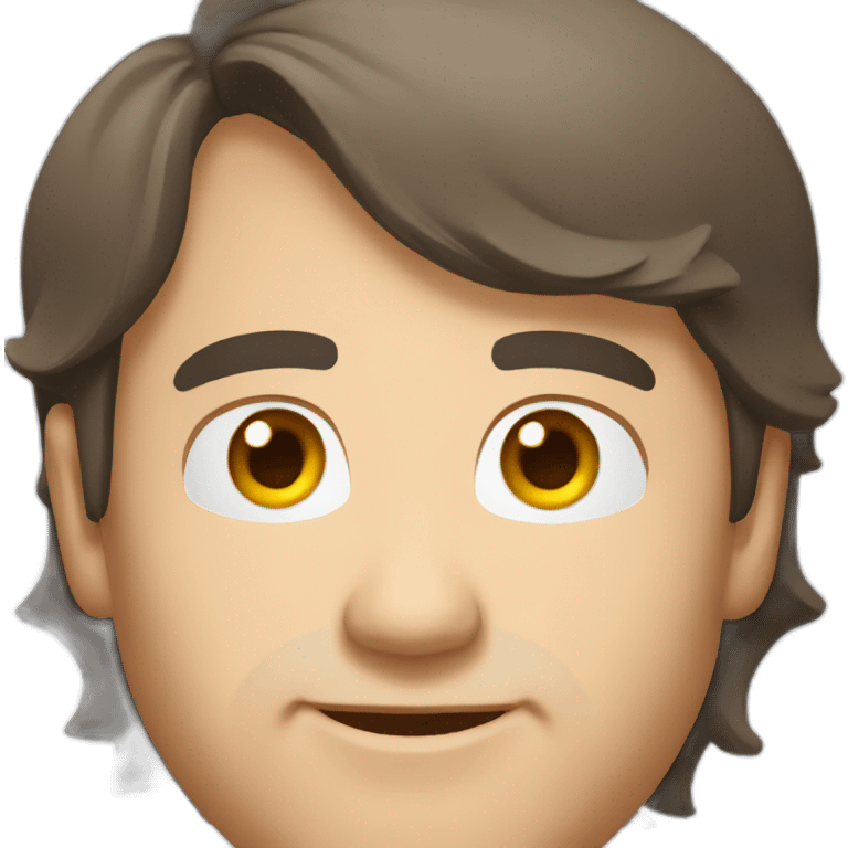 Xavier Niel from Free face close-up emoji