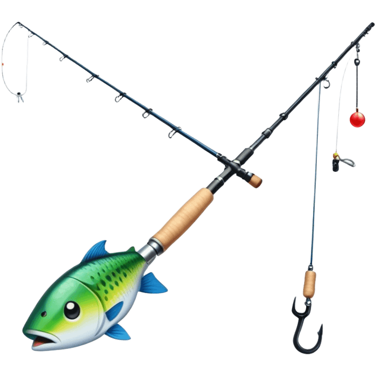 fishing pole without a fish emoji