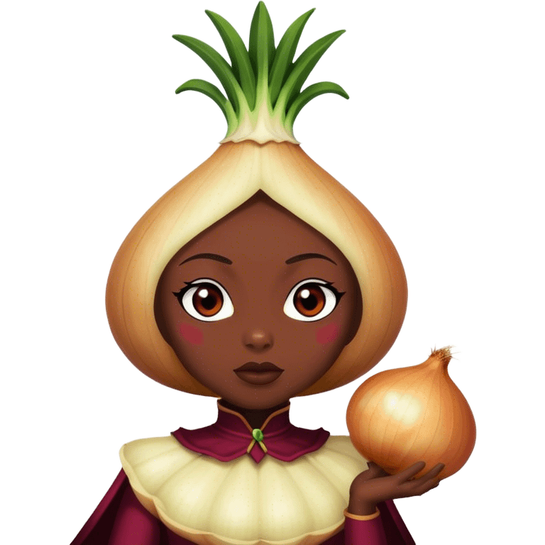 Garnet from Steven universe in a onion costume  emoji