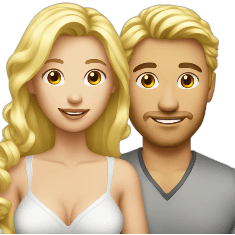 blond-hair-sexy-man-and-woman-with-baby emoji