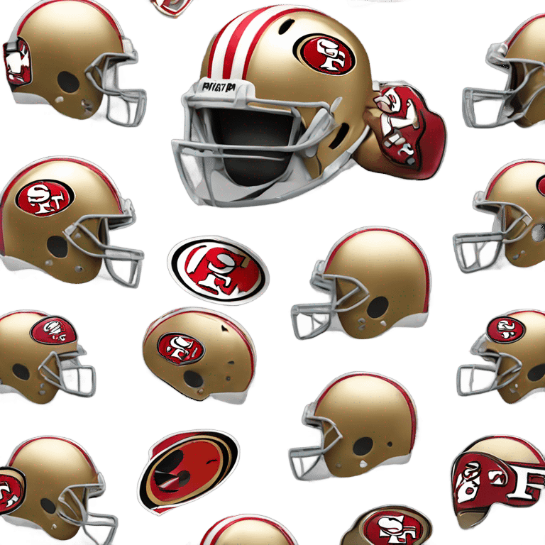 49ers helmet emoji