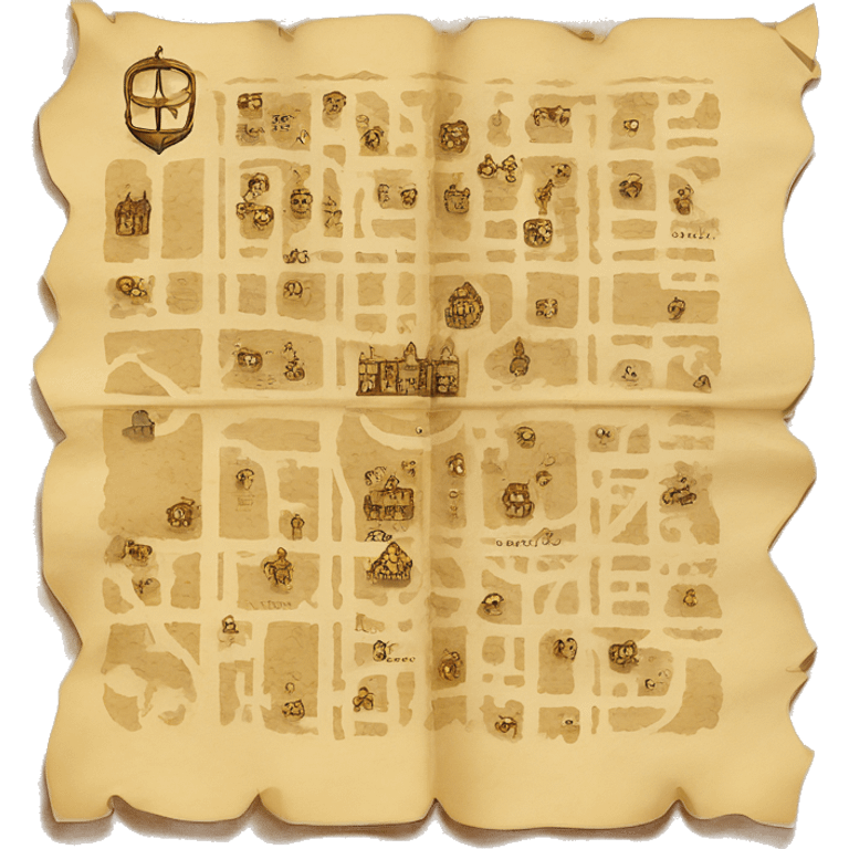 Marauder's Map from Harry Potter movies emoji