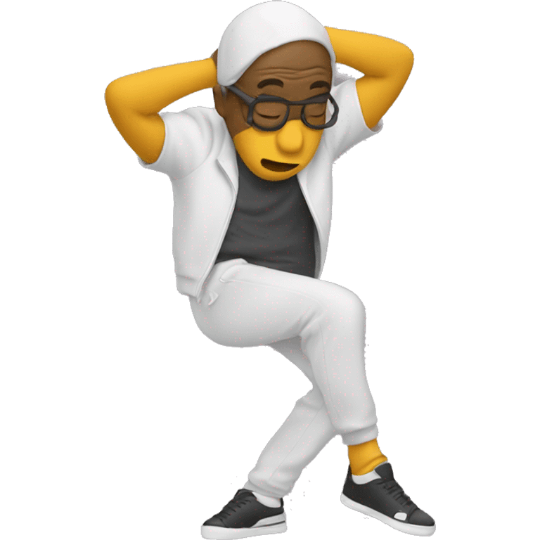 person dabbing emoji