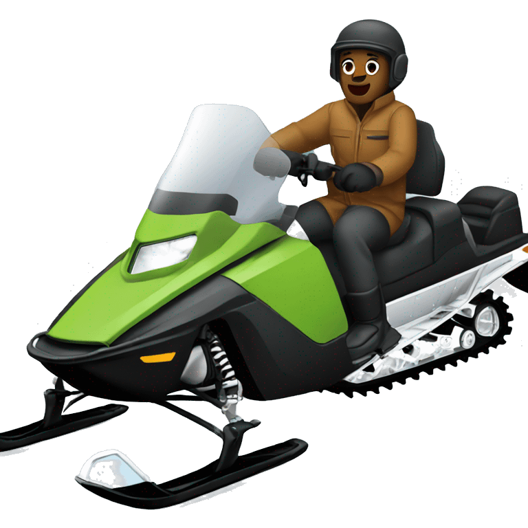 Snowmobile emoji