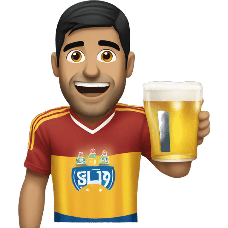 Luis Suárez drink beer emoji