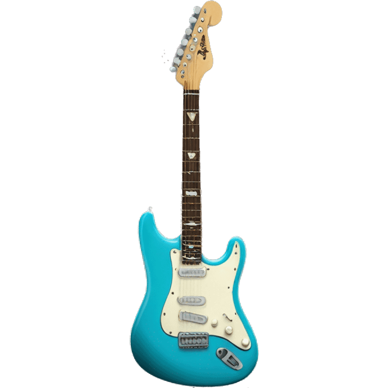 A model of the fender American pro dark night guitar emoji