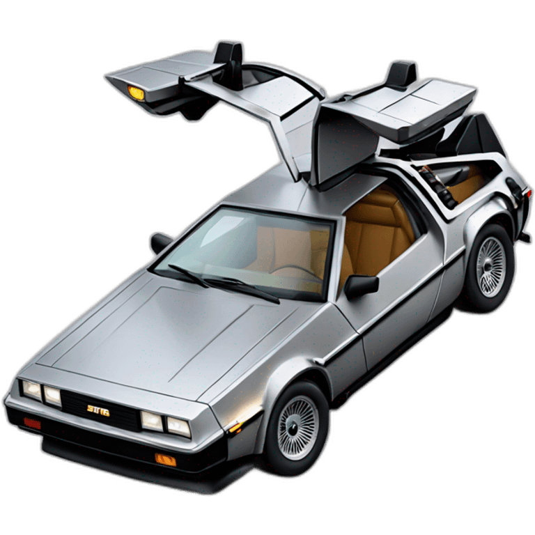 delorean emoji