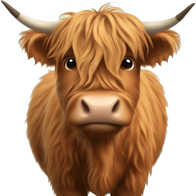 A highland cow emoji