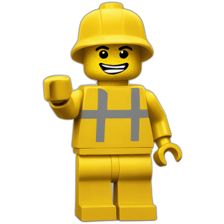 yellow lego minifig non-human emoji