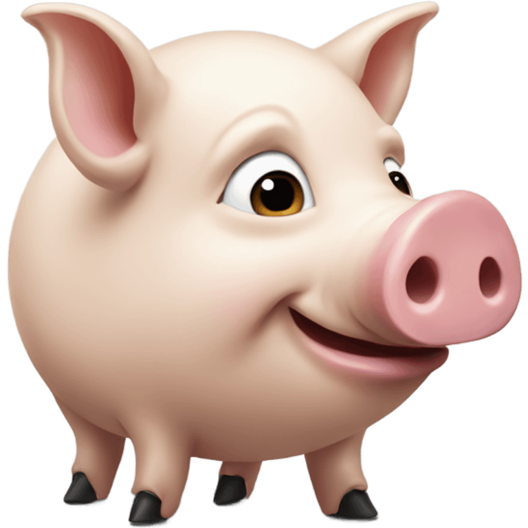 Elon musk pig emoji