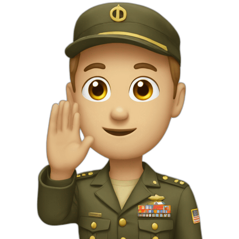 saluting emoji