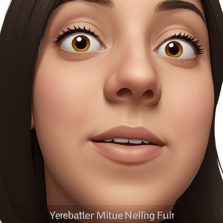 realistic portrait of girl emoji