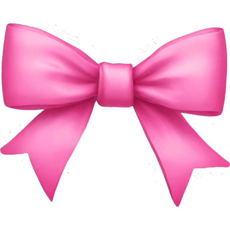 A pink bow emoji