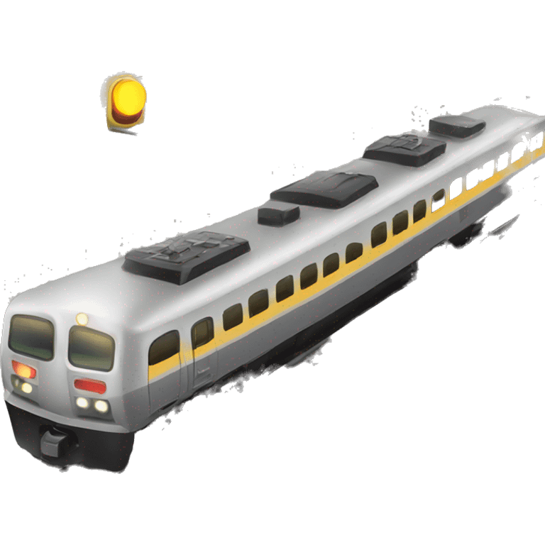 Train crossing lights emoji