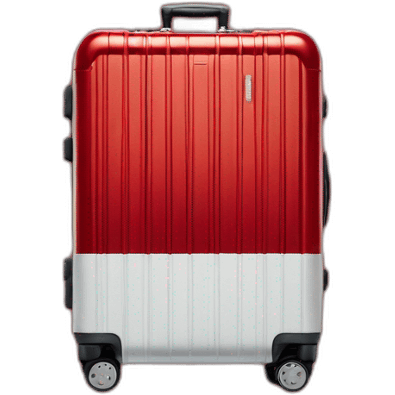 Rimowa red cabin plastic emoji