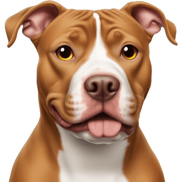 Red nose pitbull emoji