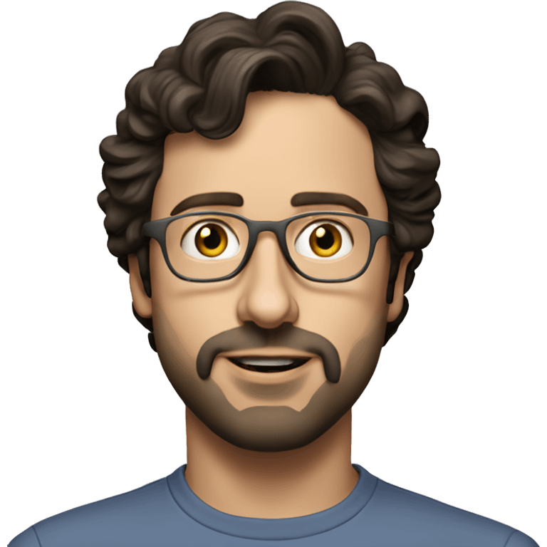 Sergey Brin (Google) photorealistic emoji