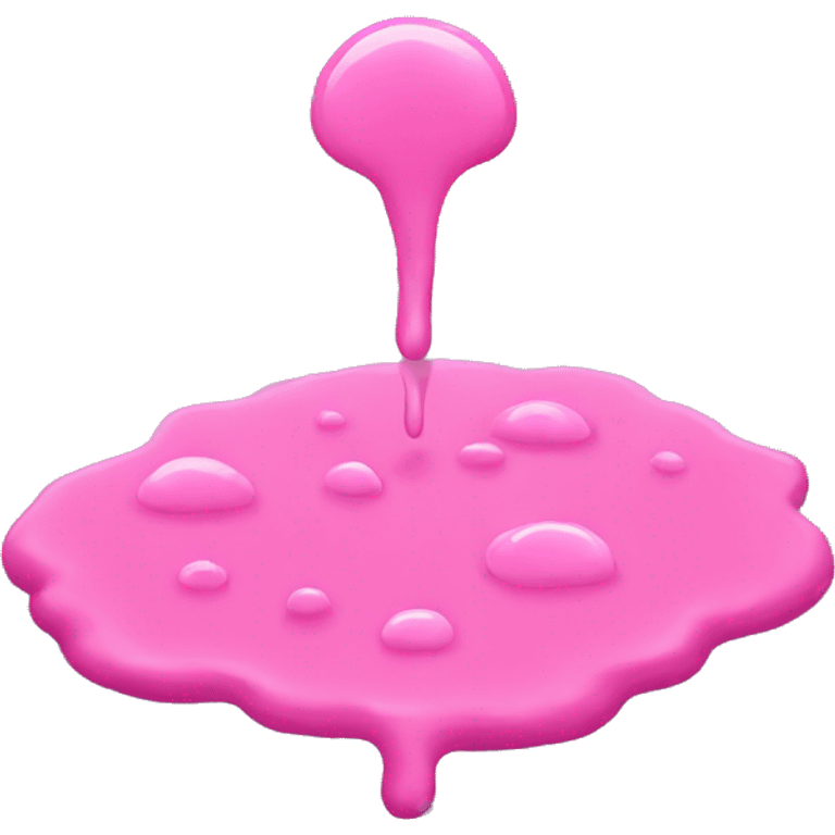 pink puddle  emoji