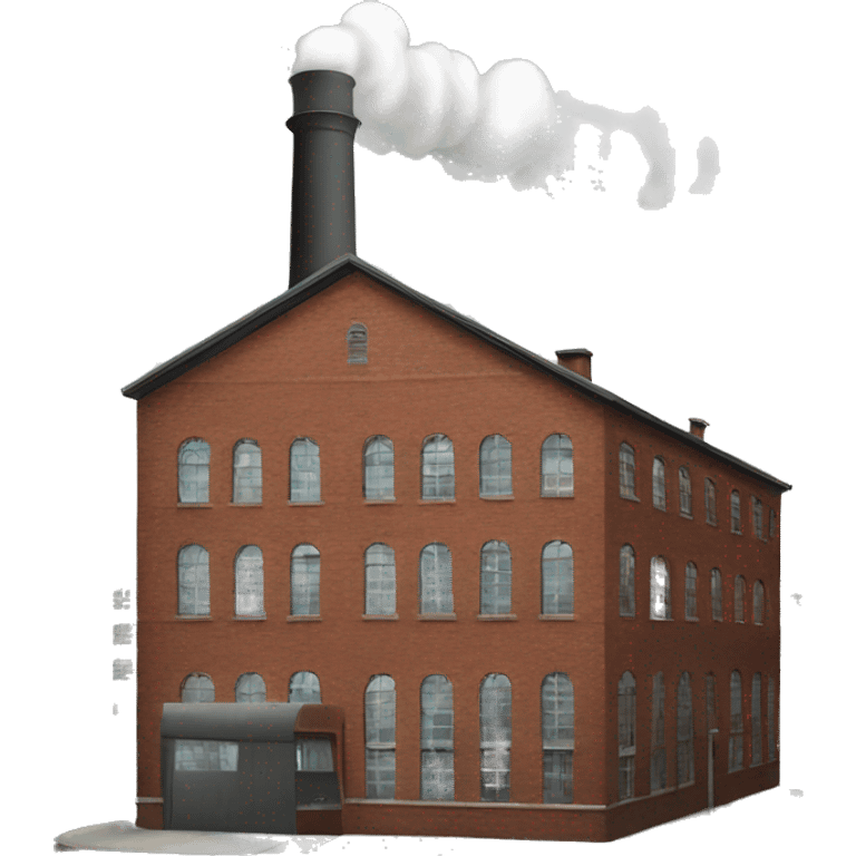 old factory with chimney emoji