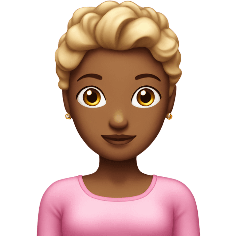 Pink Pilates princess  emoji