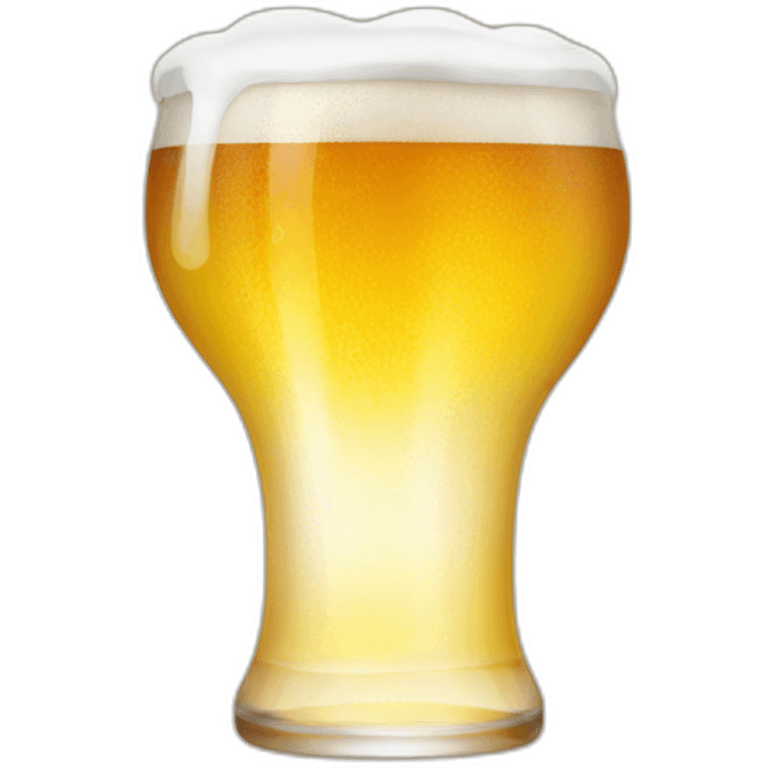 upsidedown beer emoji