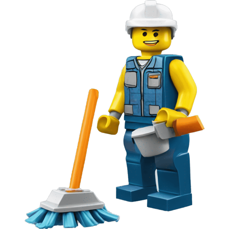 Lego cleaner emoji