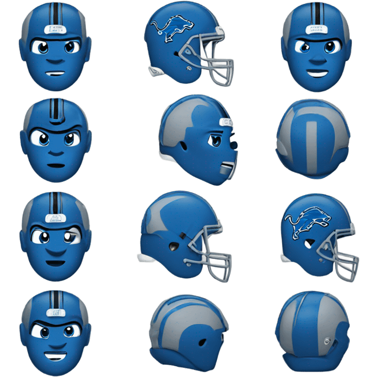 Detroit lions emoji