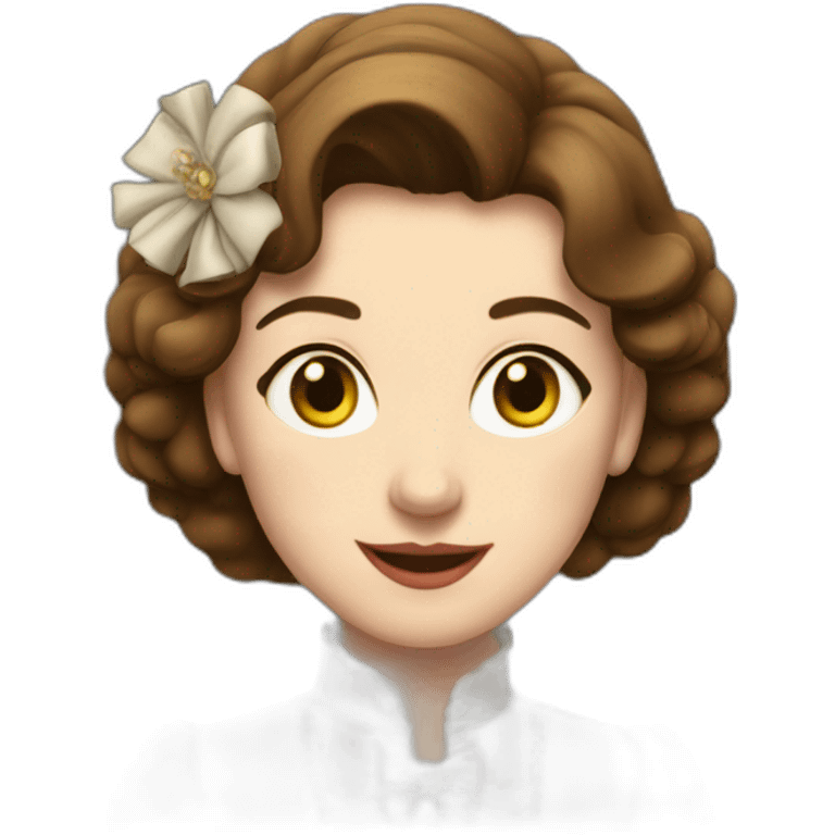 Clara Luciani, en costume de scène emoji