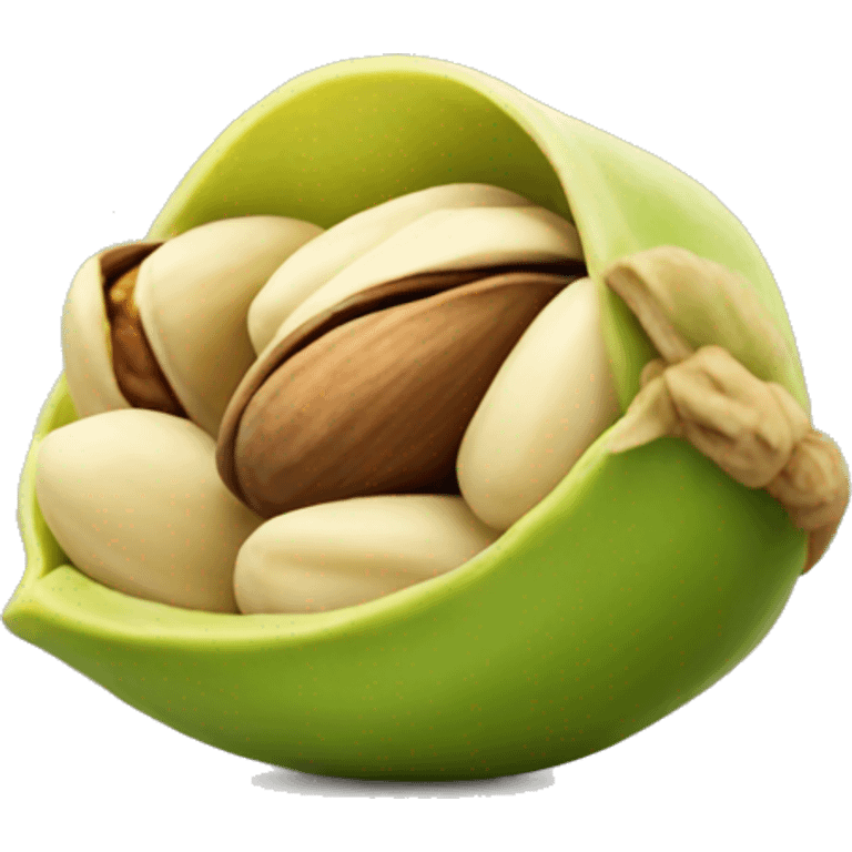 a Pistachio emoji