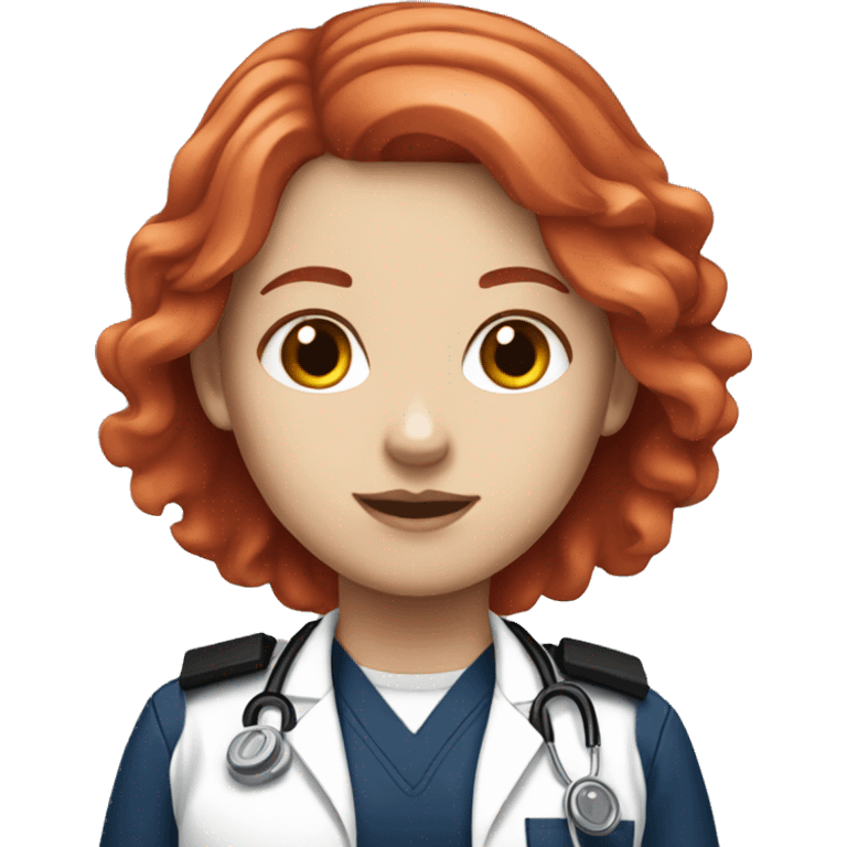 white girl red hair emt  emoji