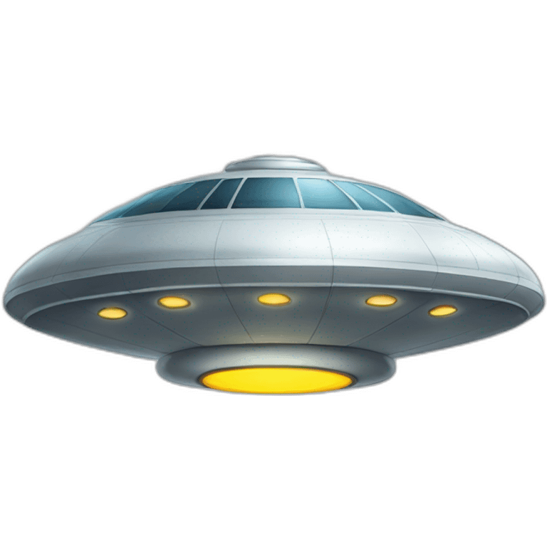 flying saucer with a perimeter deck emoji