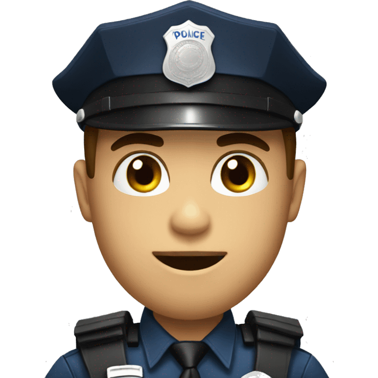 police man do  stop   emoji