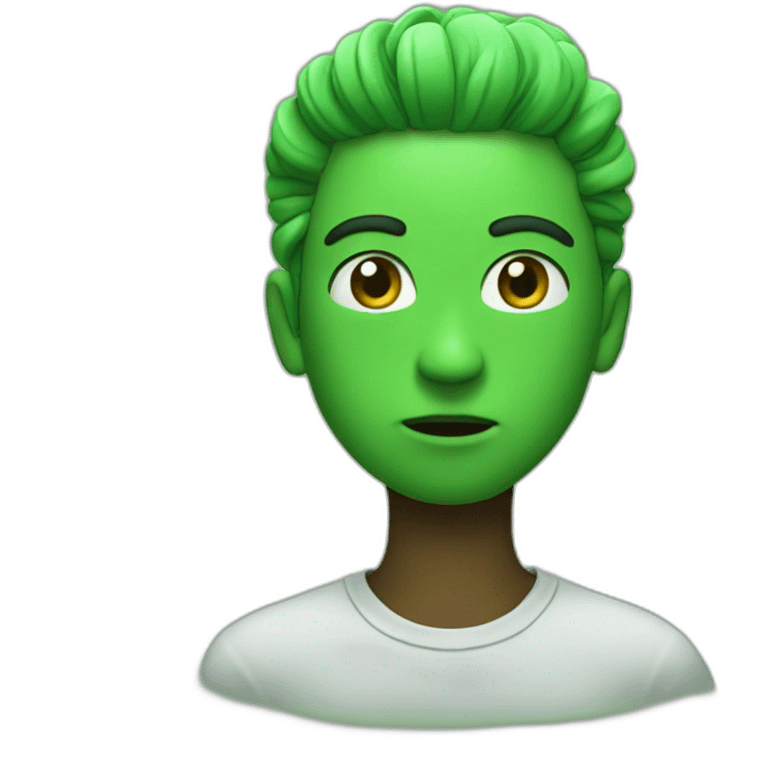 green mind blown emoji