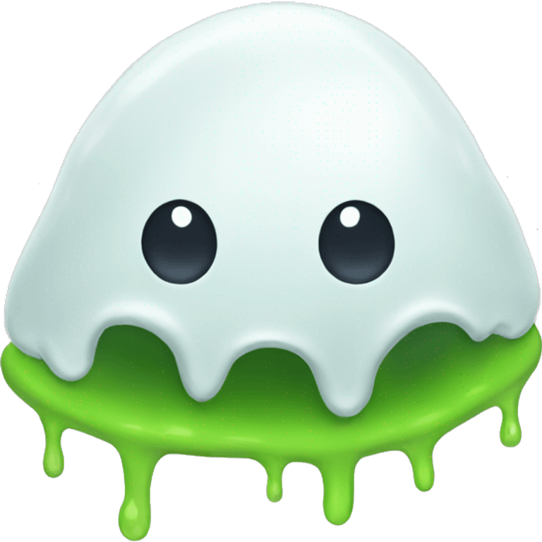 white slime emoji