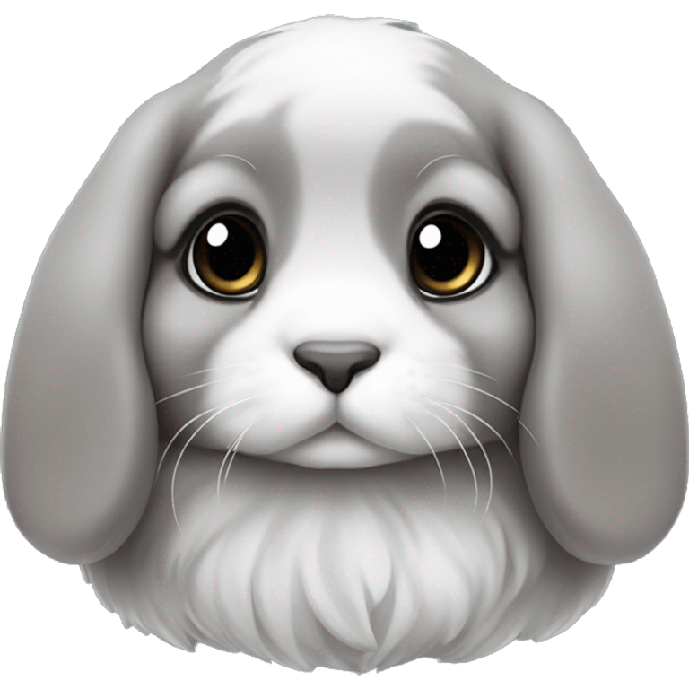 gray holland lop bubby emoji