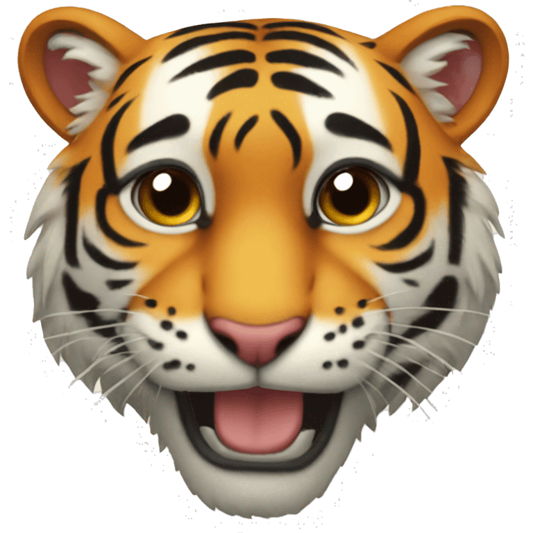 A tiger heart emoji