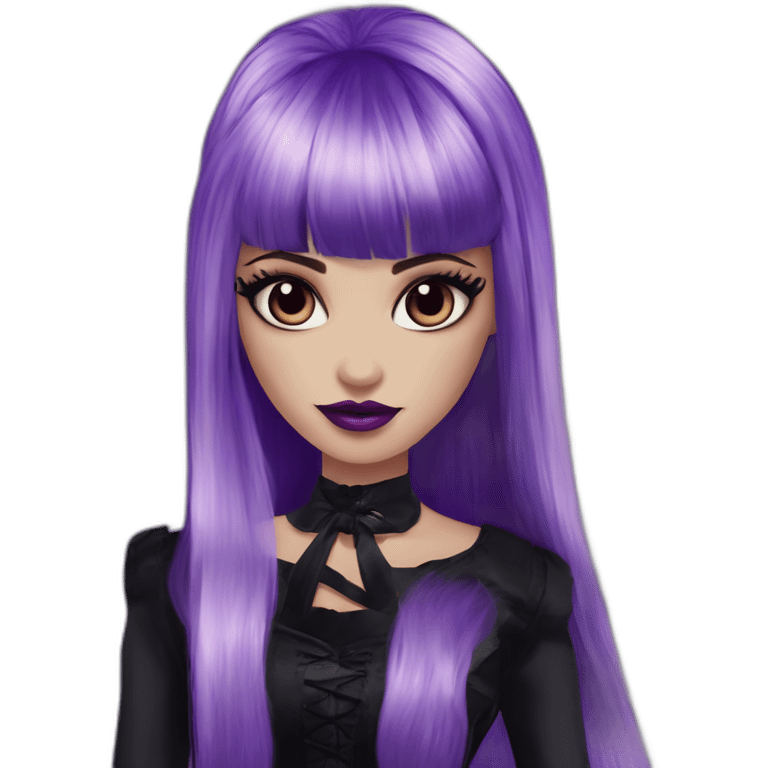 Elissabat-vampire-monsterhigh-goth-romantic-bangs-hair-purple-black emoji