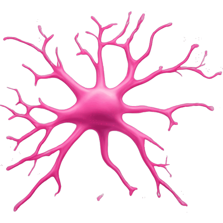 Pink neuron emoji