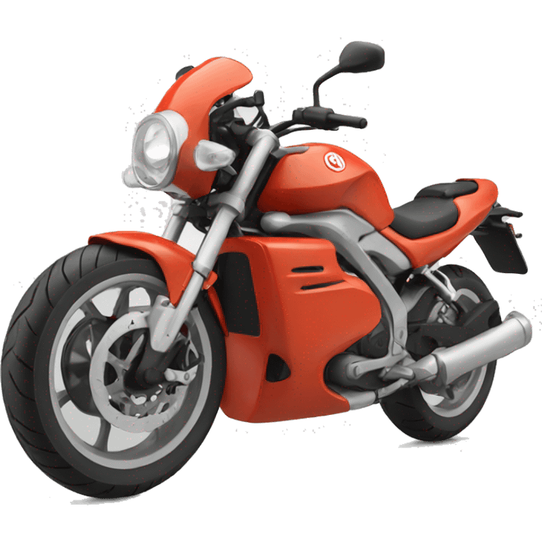 Fun motorbike emoji