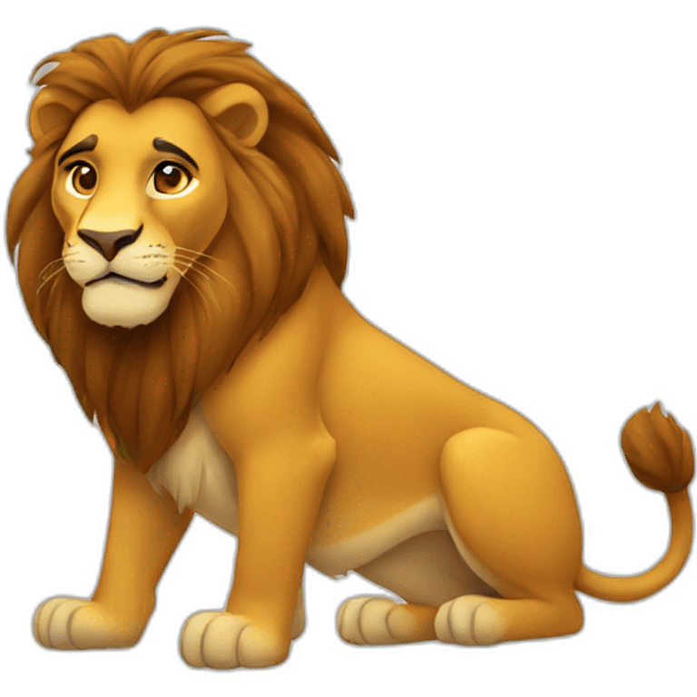 Roi lion emoji