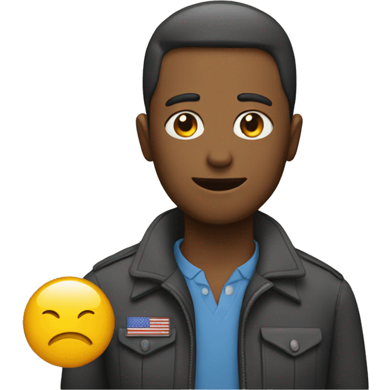 person with a pla emoji