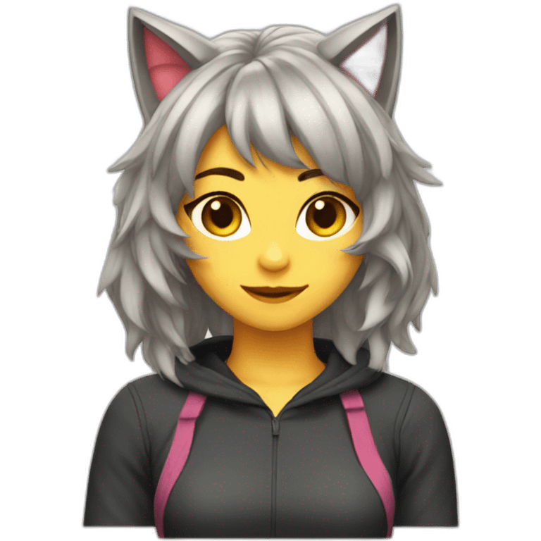 hot catgirl emoji