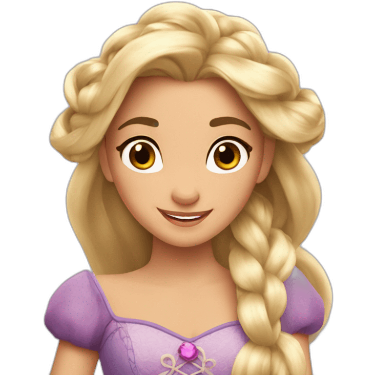 Disney Princess tangled emoji